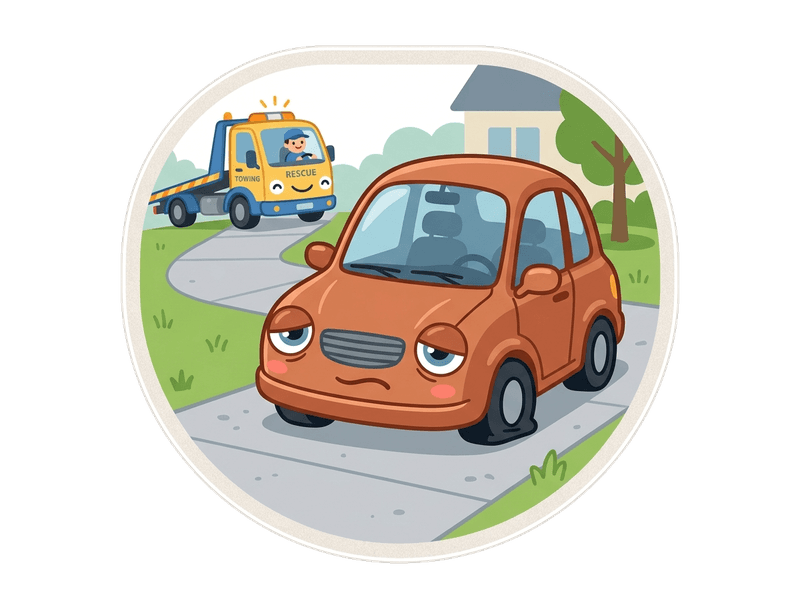 Illustration of non-runner collection service by Scrap Car CR0 Croydon Central